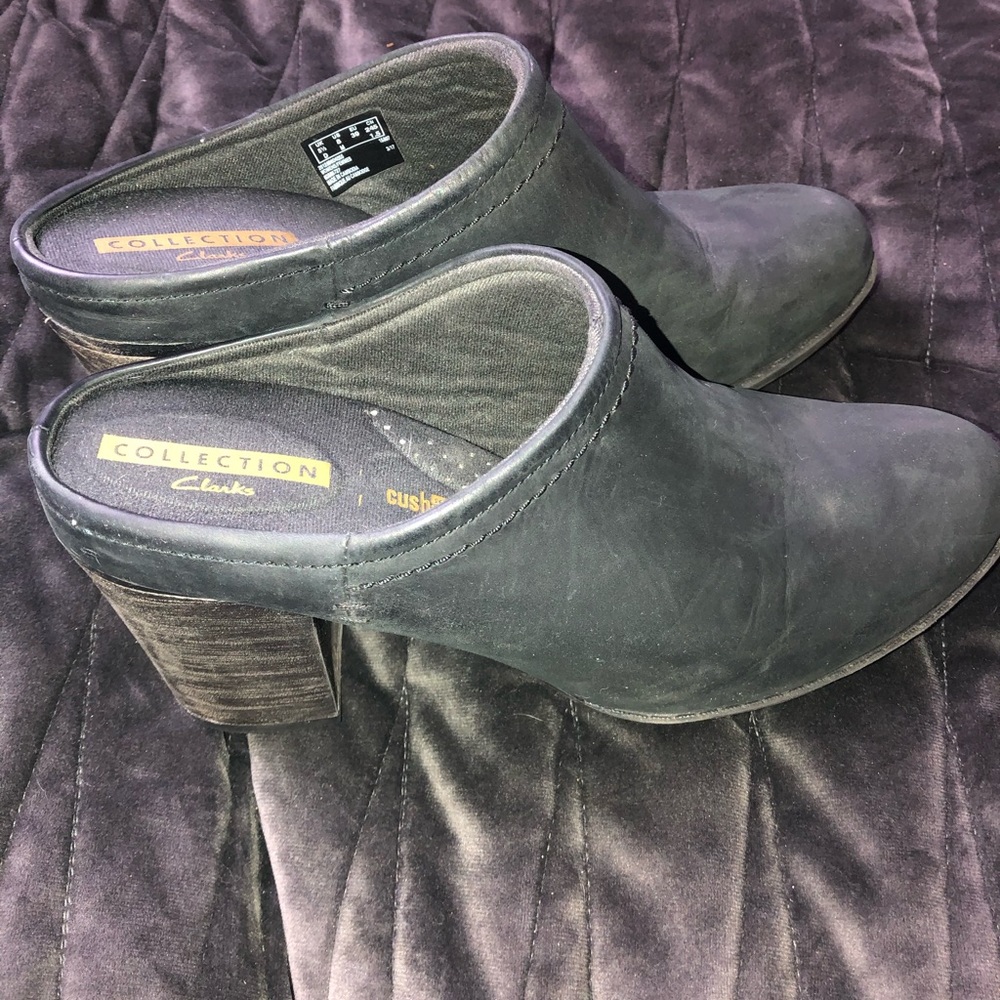 Clark’s Heeled Mules